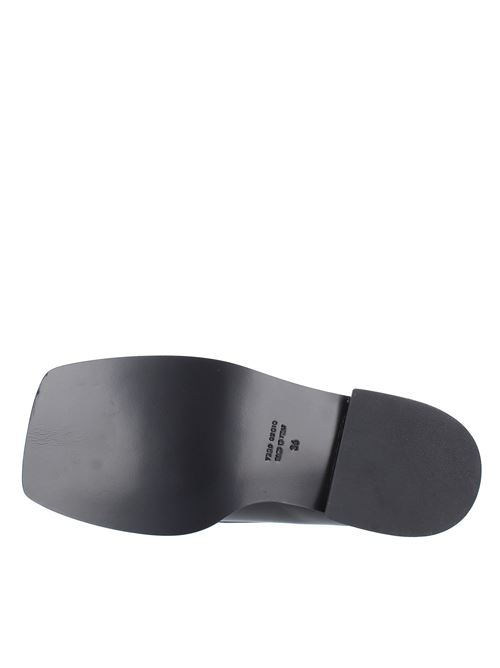 ROSIE 25 GIA BORGHINI x RHW leather moccasins GIA BORGHINI | ROSIE 25NERO-BIANCO